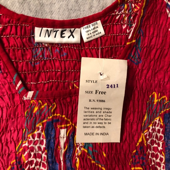 NWOT - Tropical Print Sarong & Elasticized Top - Picture 9 of 16